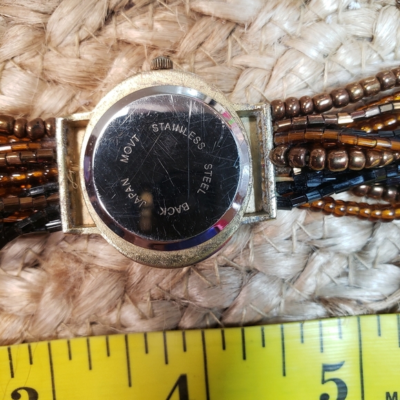 Seed Bead Bracelet Style Watch - Picture 8 of 8